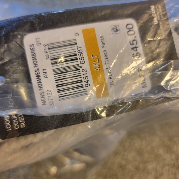 Mens 4XLT Under Armour Sweatpants - Picture 5 of 6